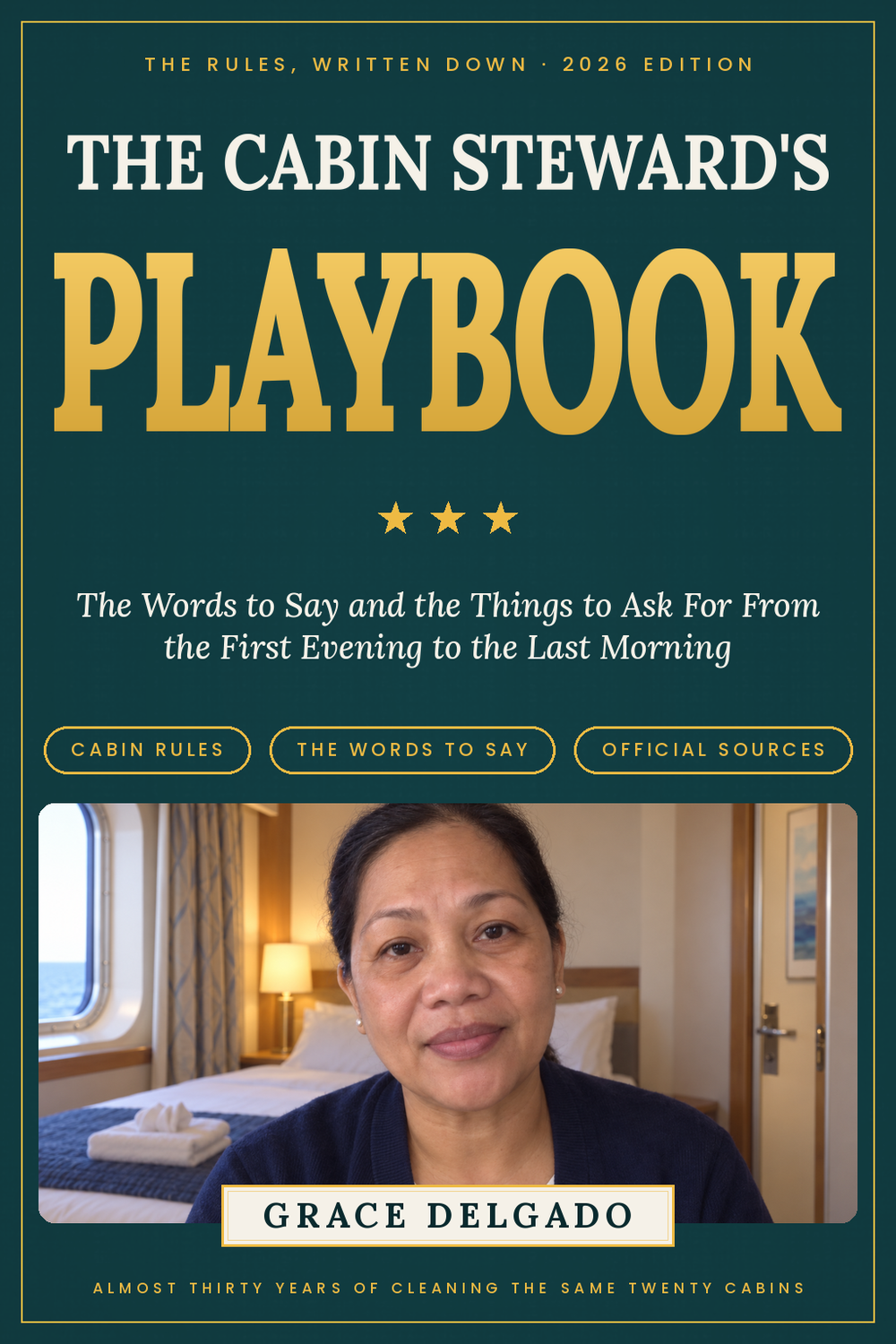 Cover of The Cabin Steward's Playbook by Grace Delgado